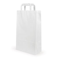 Papirnata torba bijela — glavni prikaz od uvoznika ambalaže Elke Plastic