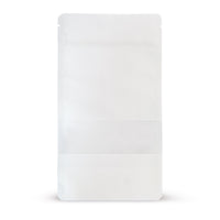 Stojeća vrećica Kraftpapier s prozorčićem, bijela — Glavni prikaz vrećice s prozorčićem, izgled Kraftpapier, proizvođača Elke...